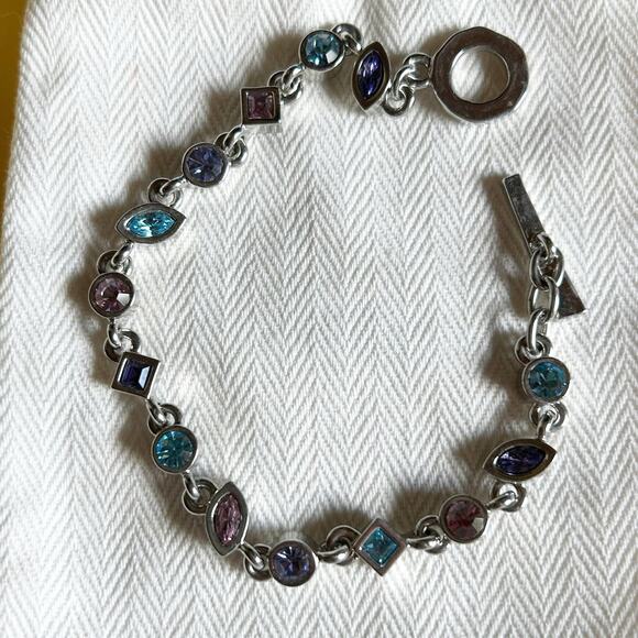 Multi Color Crystal Bracelet M4M - Picture 6 of 6